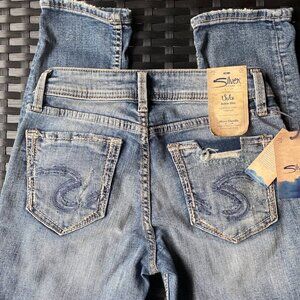 Silver Jeans Co. Women's Suki Mid Rise Skinny Ankle Jeans, W24 L 27
